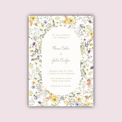 Amber Save the Date Card