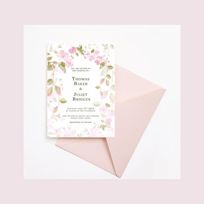 Blossom Save The Date Card