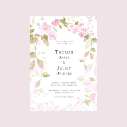 Blossom Save The Date Card