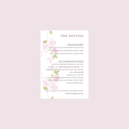 Blossom Save The Date Card