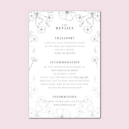 Clarissa Details Card