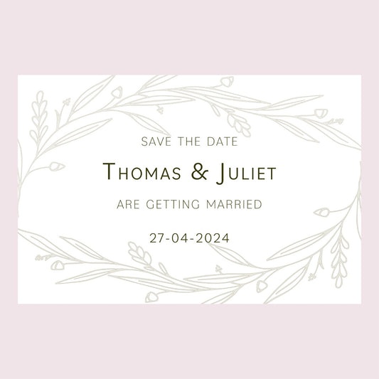 Olivia Save The Date Card