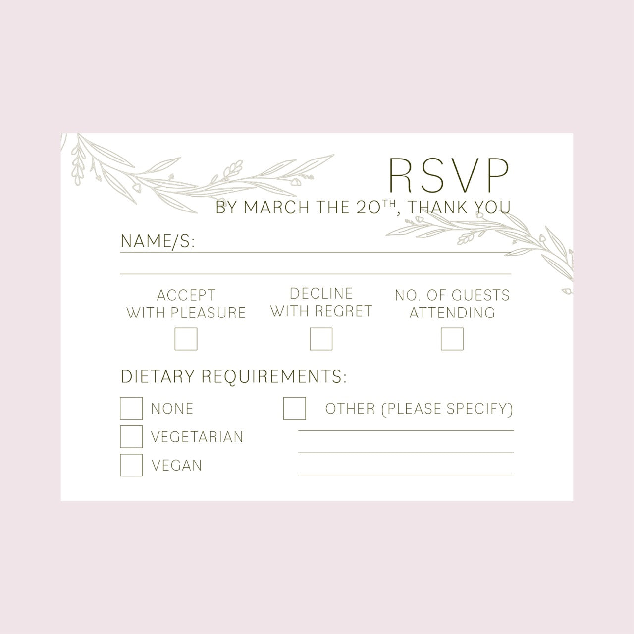 Olivia Details Card